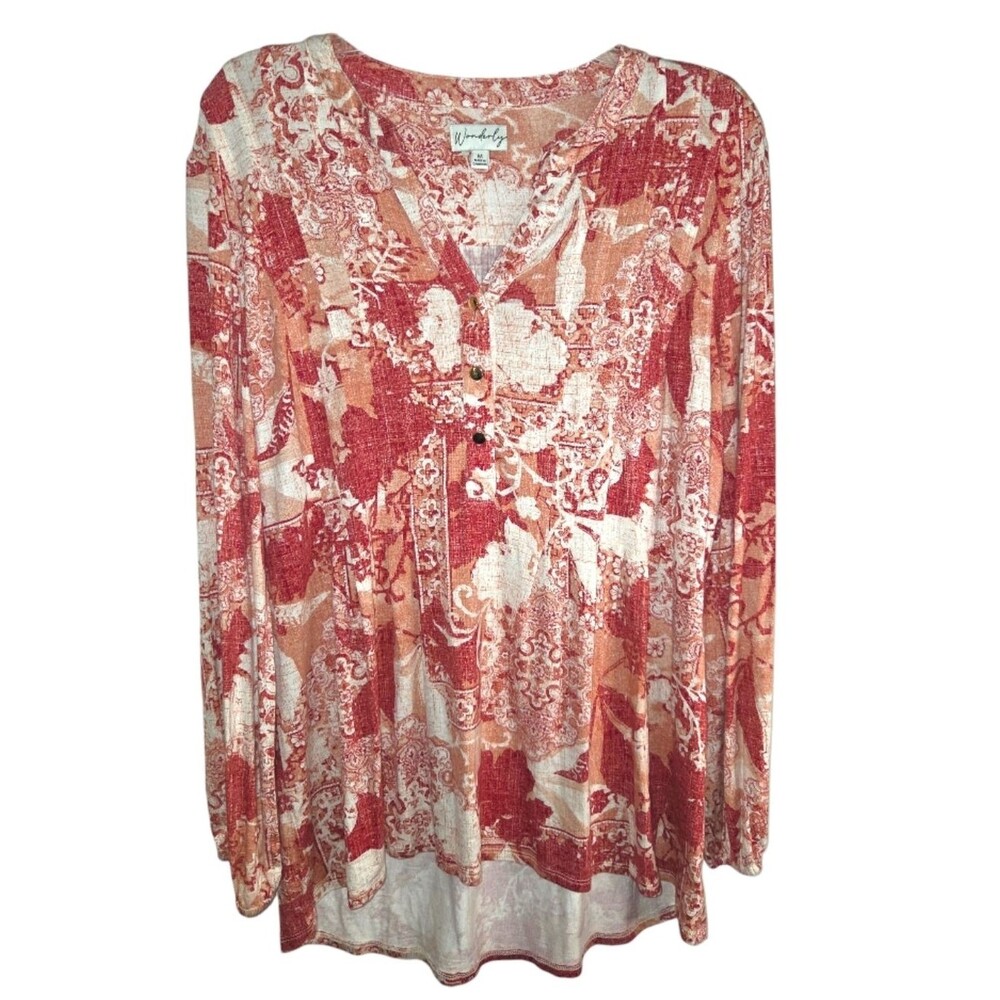 Wonderly Floral Cottagecore Print Rayon Blouse